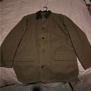 GAP Olive Green Men’s Field Jacket with Corduroy Collar